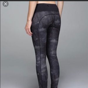 Lululemon Sequin Speed Leggings- Sz 6- Full Length